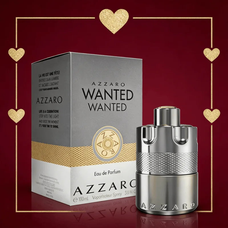 AZZARO Wanted Men’s Eau de Parfum Perfect Valentine’s Day Gift for Him men’s cologne light perfume