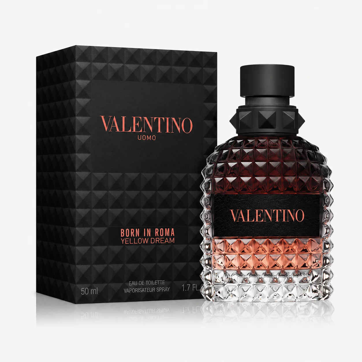 Valentino Born In Roma Coral Fantasy uoma Eau de Toilette for men 50ml-aromatic woody perfume with Notes of red apple, sage and tobacco