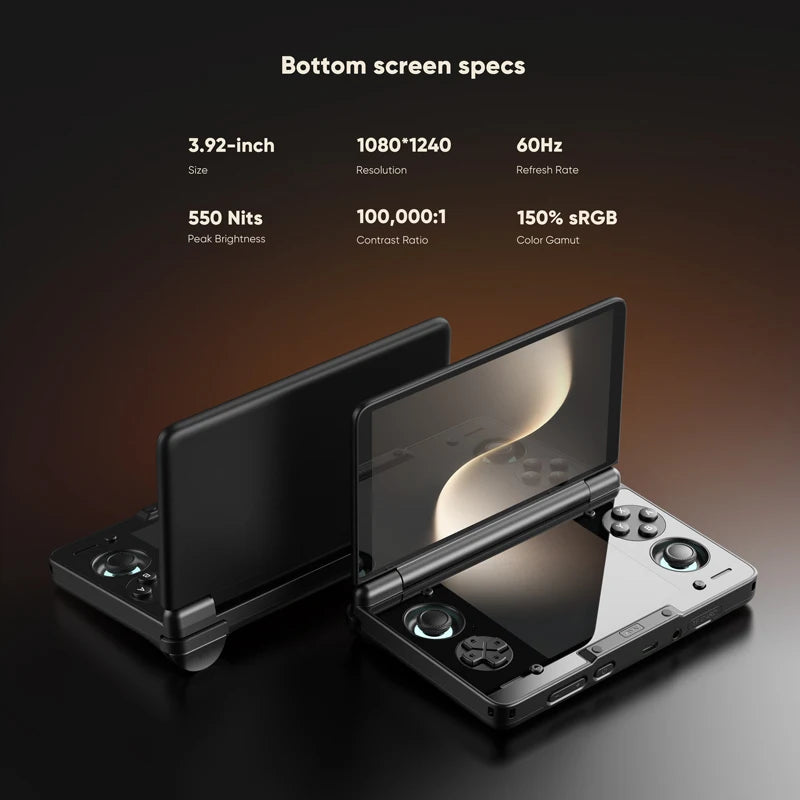 AYN Thor Handheld Console – Dual Screen AMOLED Gaming Device | Android Portable Console