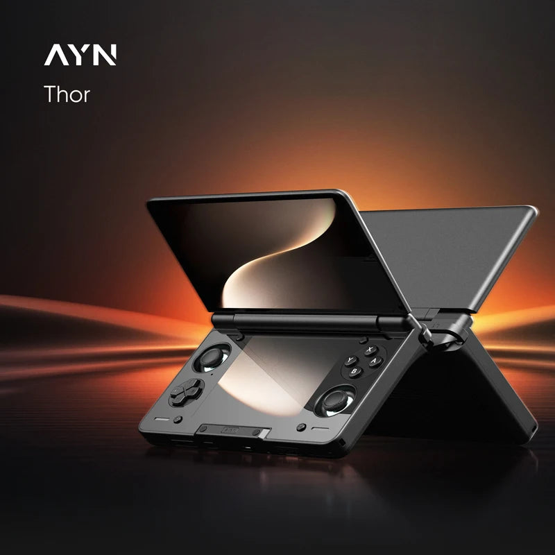 AYN Thor Handheld Console – Dual Screen AMOLED Gaming Device | Android Portable Console