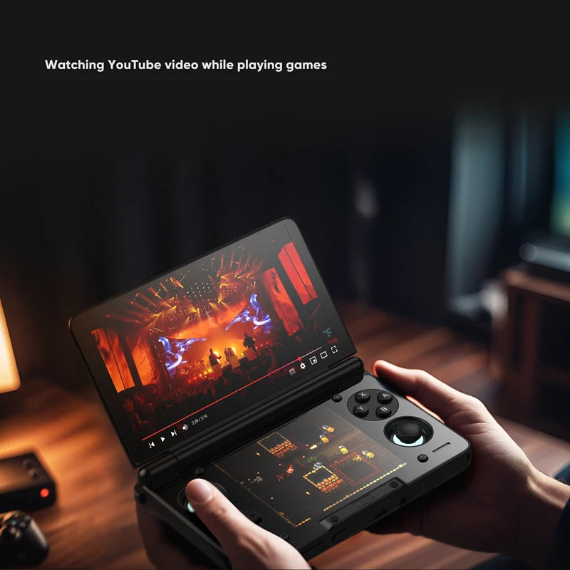 AYN Thor Handheld Console – Dual Screen AMOLED Gaming Device | Android Portable Console