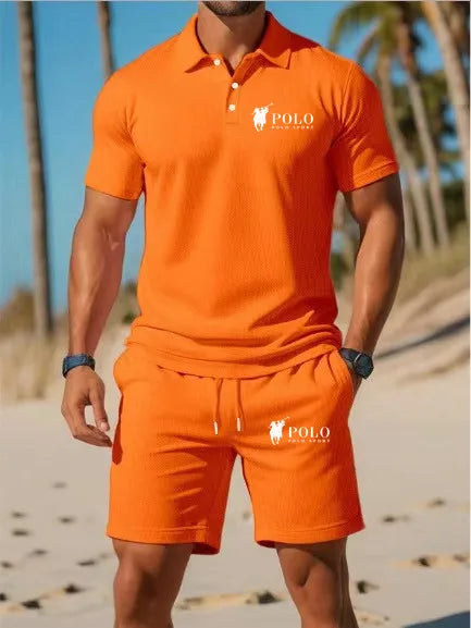 Men’s Summer Outfit ☀️ – T-Shirt & Shorts Set, Modern Casual Style