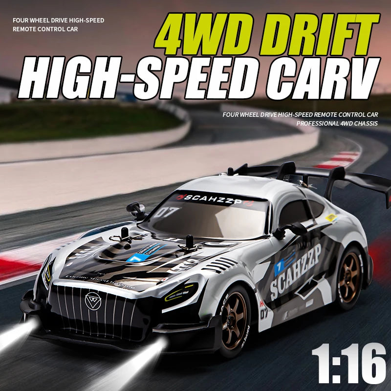 RC Professional four-wheel drive drift remote control car GTR high-speed charging high-speed racing boy car Festival gift