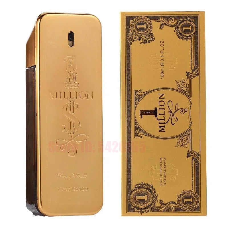 50/100ml Perfume Golden Million Gold Brick Extrait - Men's Long-Lasting Woody Perfume Men's Perfume Pray Fragrance