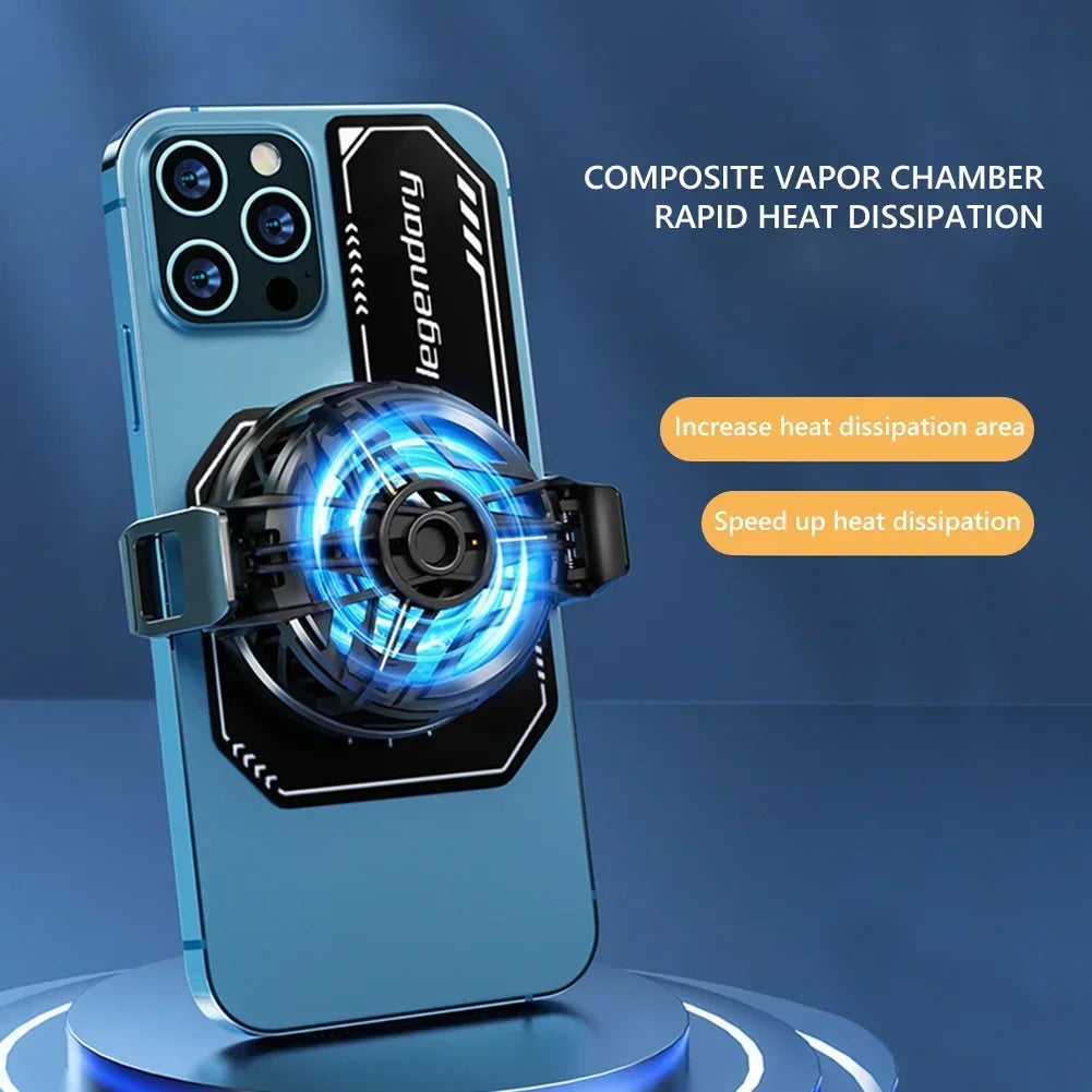 Phone Radiator Magnetic Suction Heat Dissipation Patch Pad For Smartphone Genshin Impact Game Heat Dissipation Fan Accessories