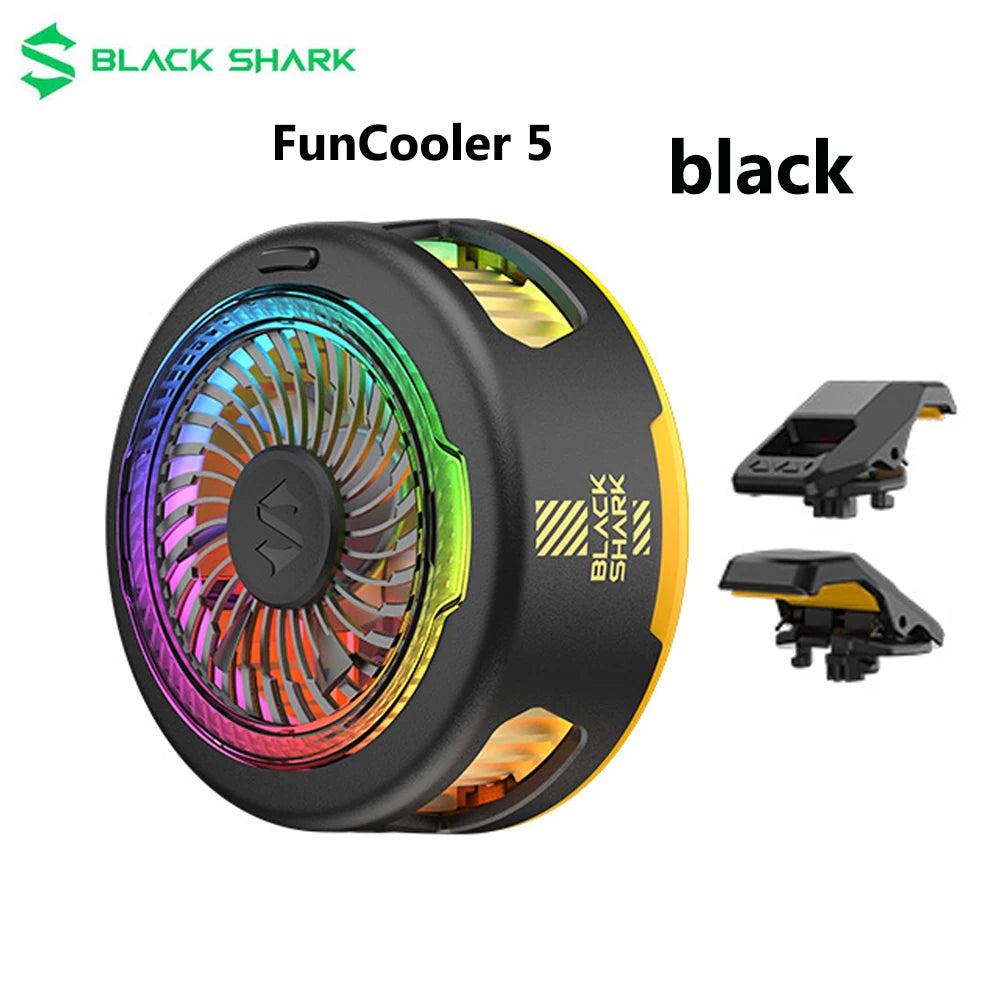 Original Black Shark 5 FunCooler 5 Pro MAGNETIC 6 Pro Phone Cooler Gaming Cooling For iphone Xiaomi Huawei Samsung Mobile Tablet