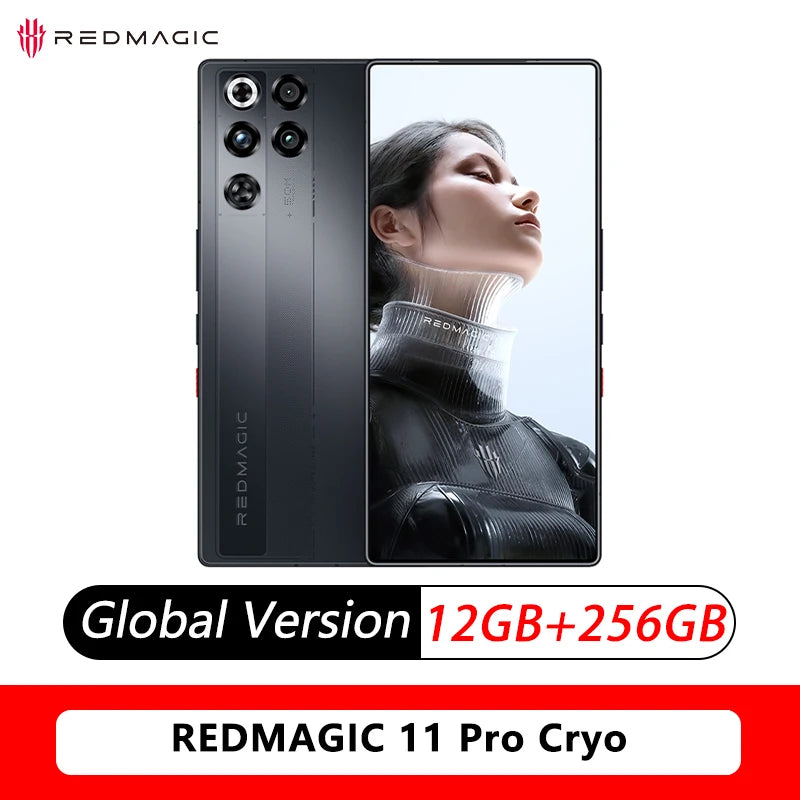 RedMagic 11 Pro 5G Gaming Phone Global Version 6.85" Snapdragon 8 Elite Gen 5, 7500mAh 50MP NFC SmartPhone