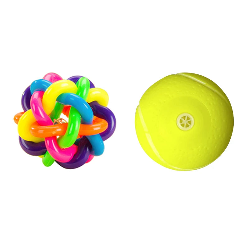 Interactive Dog Ball 🐶 – Durable Rubber Toy for Small Dogs (6 cm)