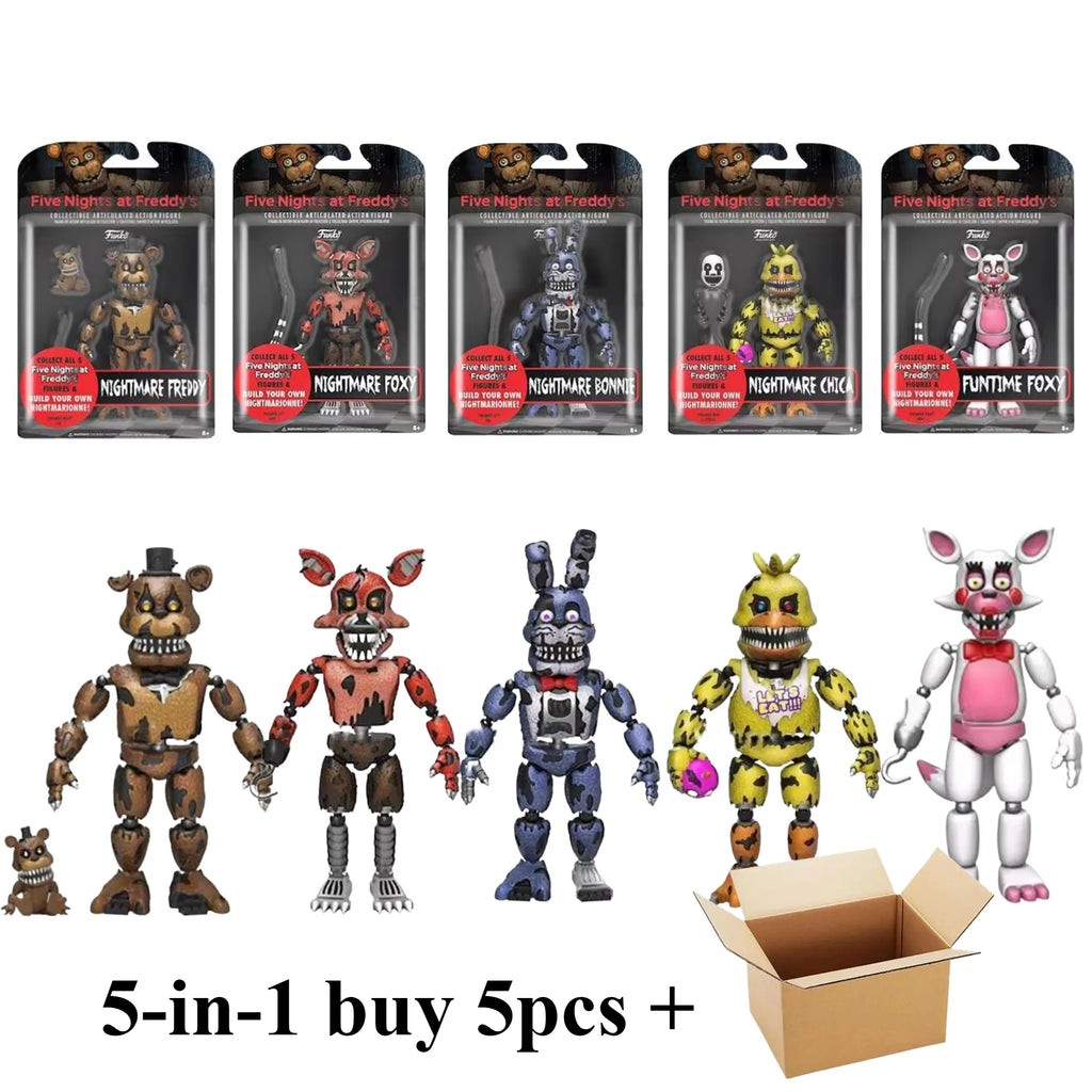 FNAFs bear's midnight harem five nights joint movable detachable game peripheral hand office boy  Freddy's