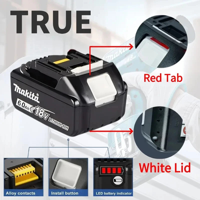 Makita DDF487 10mm brushless 18V lithium rechargeable impact drill household hand drill high torque electric screwdriver DDF487