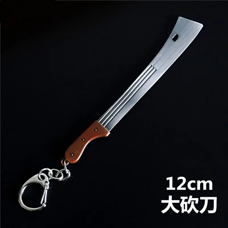 Mini PUBG Gun Keychain – AWM & AK47 Metal Keyring | Gaming Weapon Charm