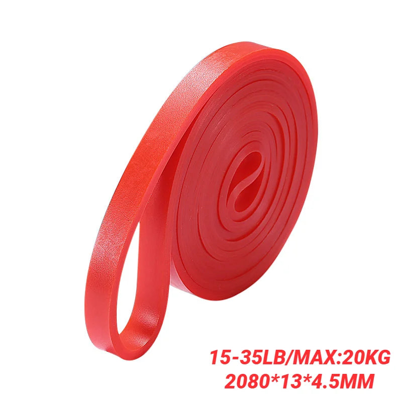 1/5Pcs Tpe Elastic Band Resistance Strength Training Sports Fitness Latex Pull-Up Ension Thick Circle Yoga Multi-Functional Hip