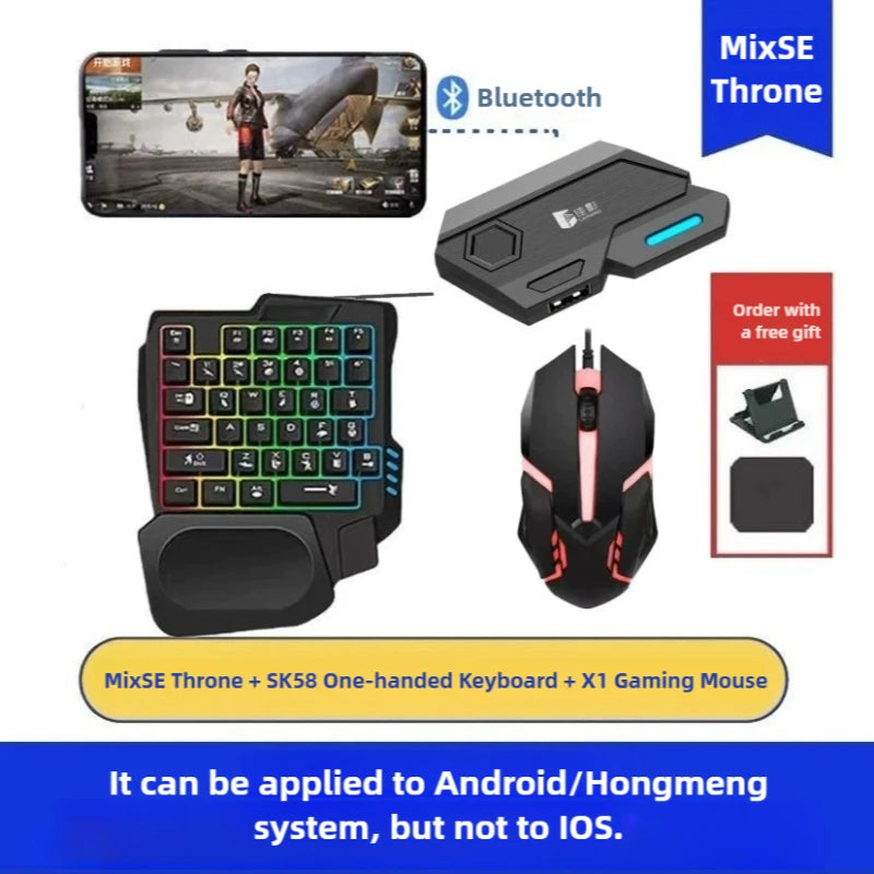 Wireless Gaming Adapter 🎮 – Keyboard & Mouse Converter for PUBG Mobile (Android & iOS)