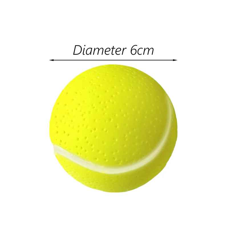 Interactive Dog Ball 🐶 – Durable Rubber Toy for Small Dogs (6 cm)