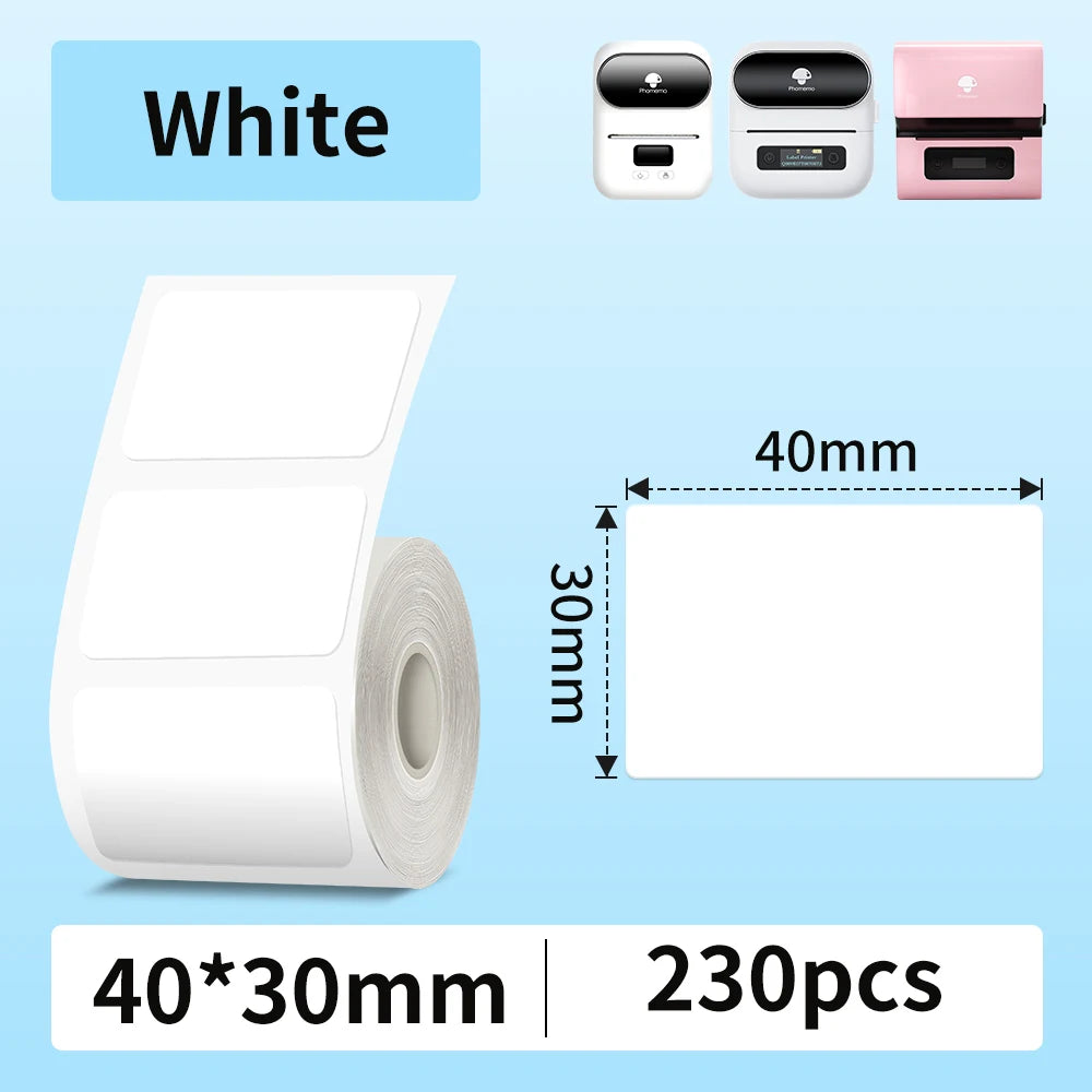 Phomemo M110 Label Makers Barcode Label Printer Bluetooth Portable Thermal Printer for Small Business Address Logo Clothing