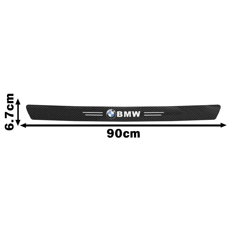 Car Threshold Protective Film Anti Scratch Stickers Rear Bumper Guard For BMW M M3 M5 M6 X3 E46 E36 E90 F30 G20 E34 Accessories