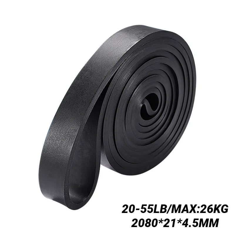 1/5Pcs Tpe Elastic Band Resistance Strength Training Sports Fitness Latex Pull-Up Ension Thick Circle Yoga Multi-Functional Hip