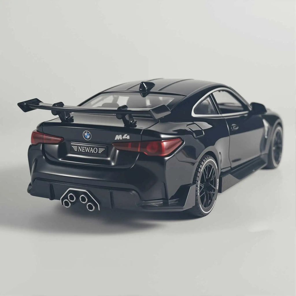1/32 BMW M4 Coupe Sports Car Alloy Die Casting Model Collection Miniature Desktop Ornaments Miniauto Mini GT Holiday Gift Boy