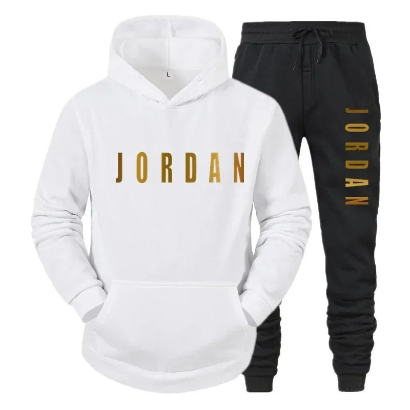 Men’s Hoodie Tracksuit Set – Fleece Lined, Casual Sportswear (Hoodie + Pants)
