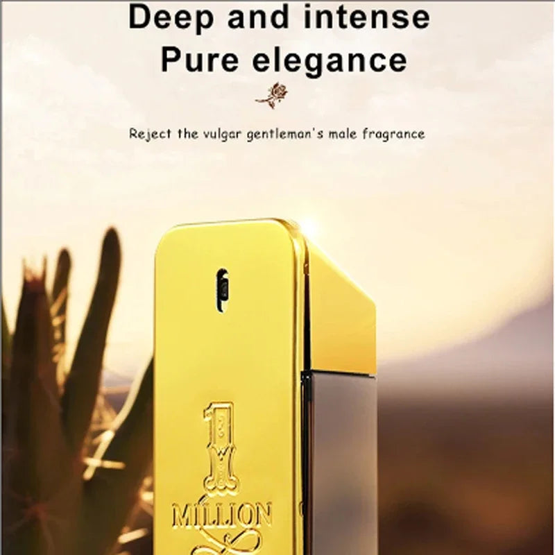 50/100ml Perfume Golden Million Gold Brick Extrait - Men's Long-Lasting Woody Perfume Men's Perfume Pray Fragrance