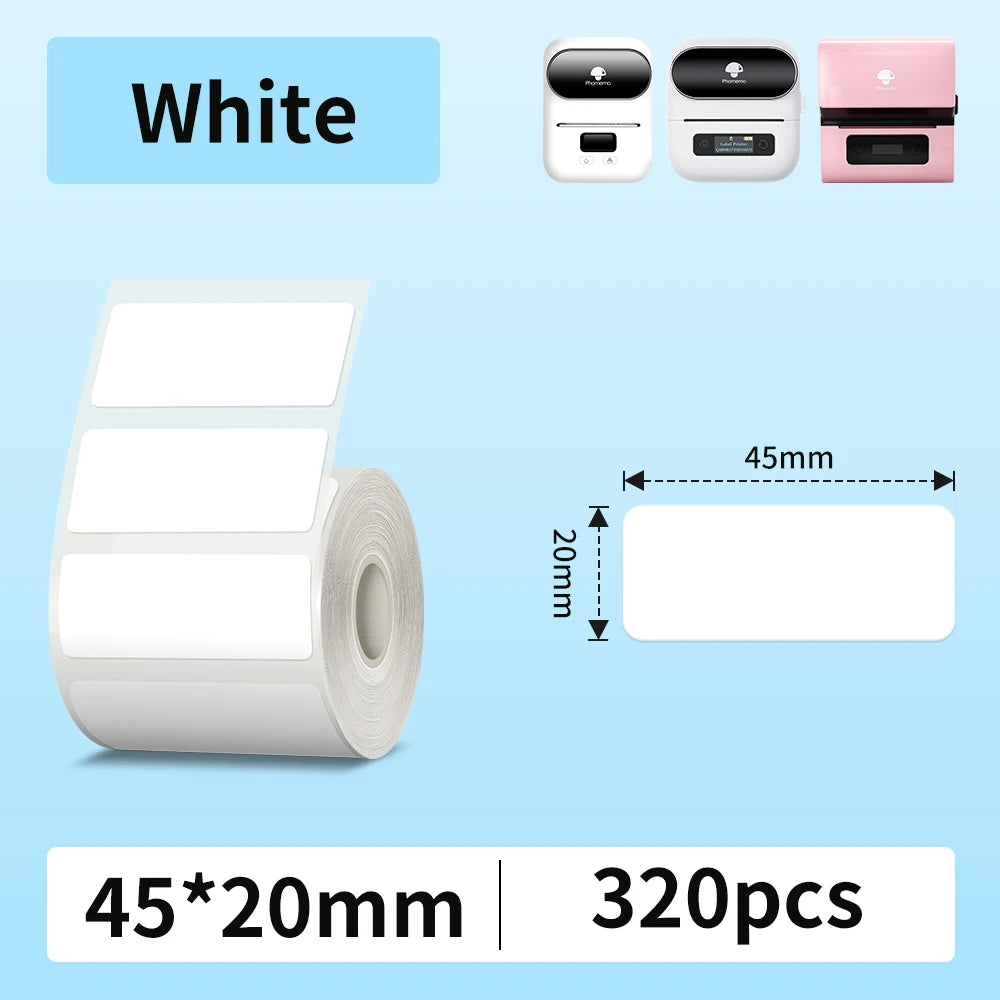 Phomemo M110 Label Makers Barcode Label Printer Bluetooth Portable Thermal Printer for Small Business Address Logo Clothing
