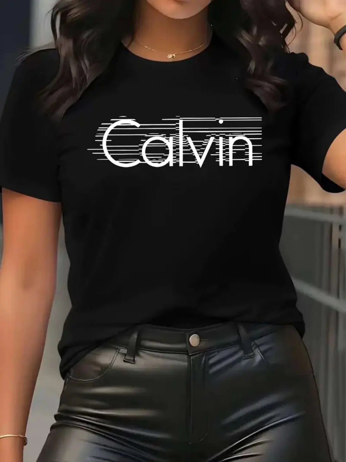 Women’s Minimalist T-Shirt – Casual Short Sleeve Top | Streetwear Basic Tee