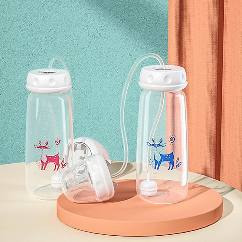 BornBL 6 Month+ 8oz 240ml Hands Free PP Baby Feeding Bottle with Tube Anti-Colic Nursing System, Bpa Free