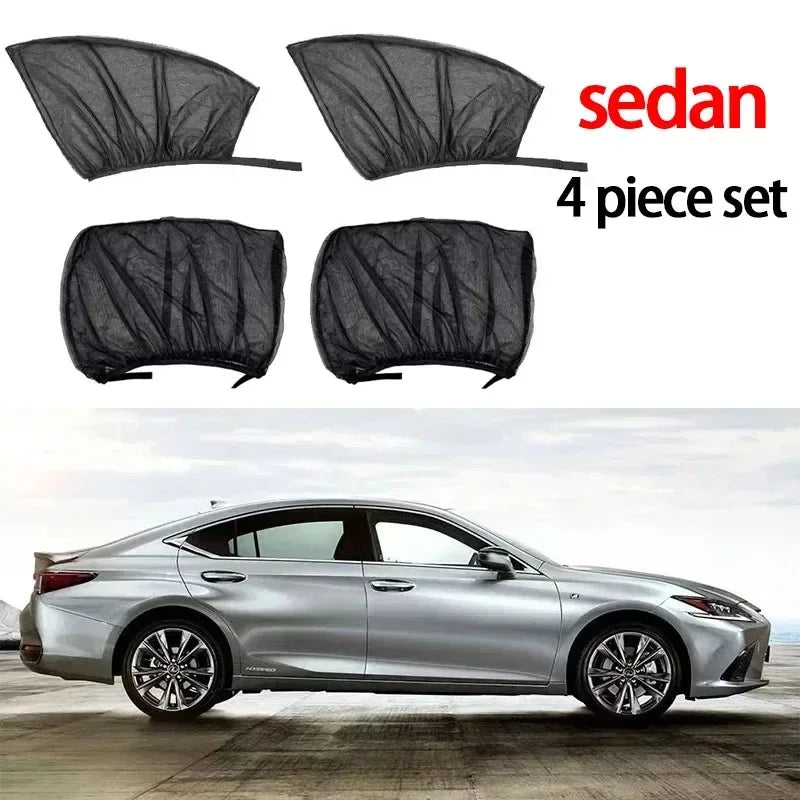 Car mosquito net, sunshade, mosquito insulation curtain, breathable, cool, privacy, shading, car mesh, window cover, universal