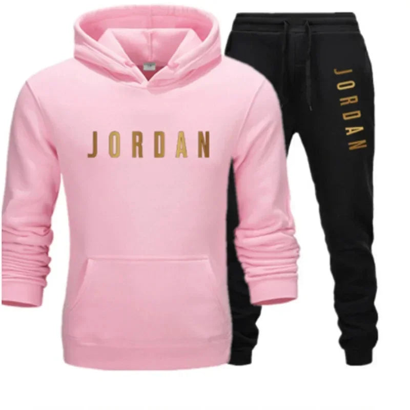 Men’s Hoodie Tracksuit Set – Fleece Lined, Casual Sportswear (Hoodie + Pants)