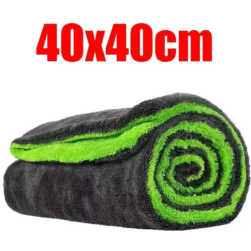 1400GSM Car Cleaning Towel Oversized Car Drying Towel Double-Sided High-Absorbent Microfiber Soft Towel