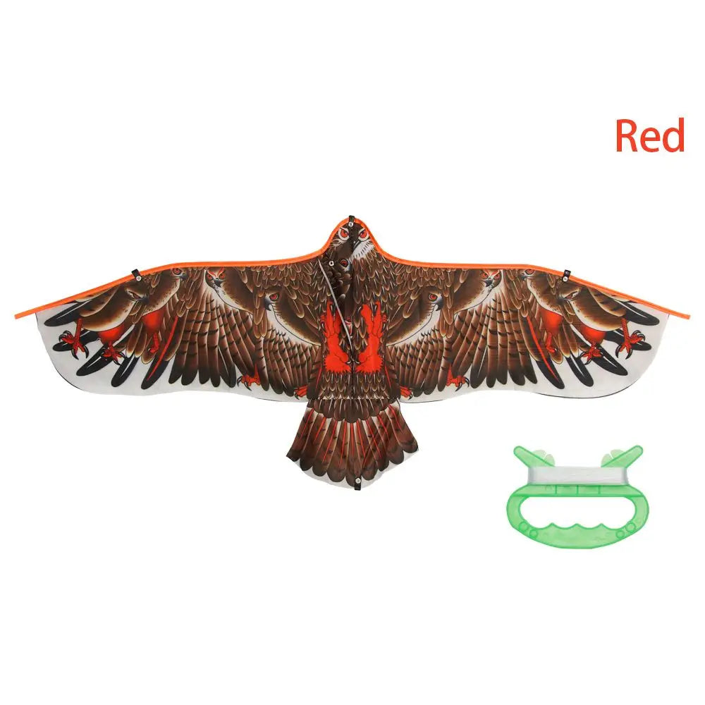 1.1m Eagle Kite With 30 Meter Kite Line Large Eagle Fly Bird Kites Children Best Gift Family Trips Garden Outdoor Sports Game