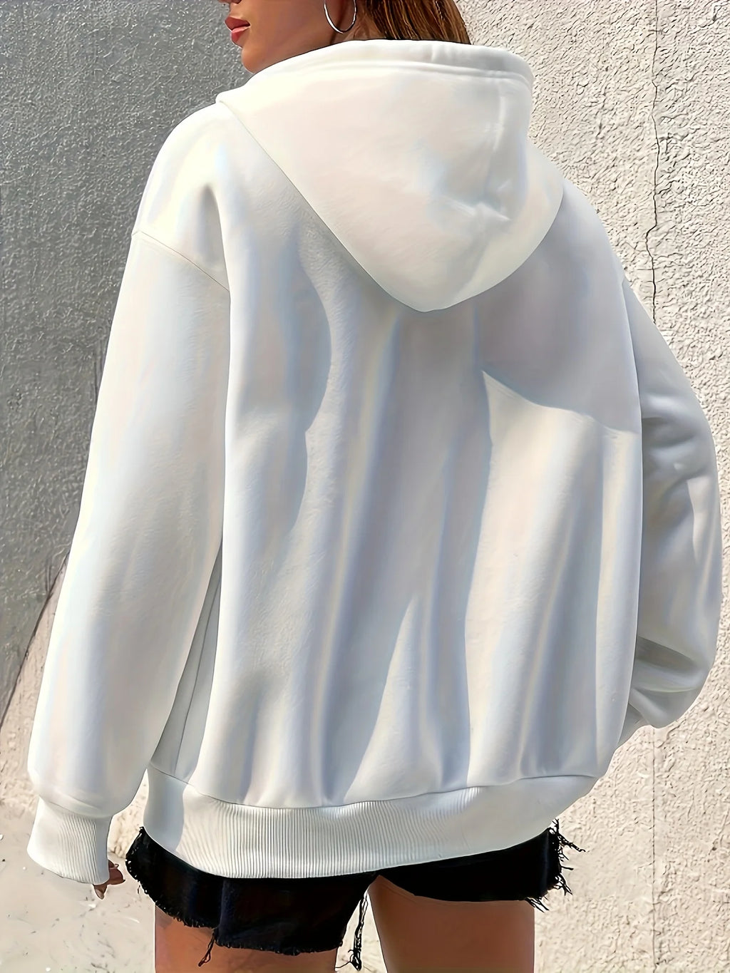 Women’s Zip-Up Hoodie 🔥 – Oversized, Warm & Modern