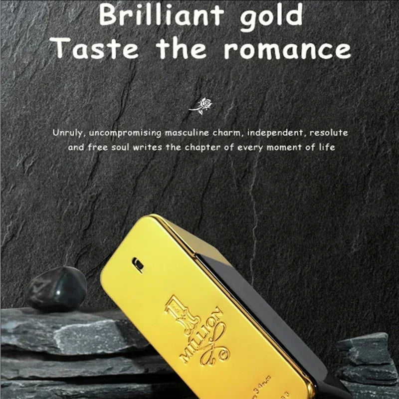 50/100ml Perfume Golden Million Gold Brick Extrait - Men's Long-Lasting Woody Perfume Men's Perfume Pray Fragrance