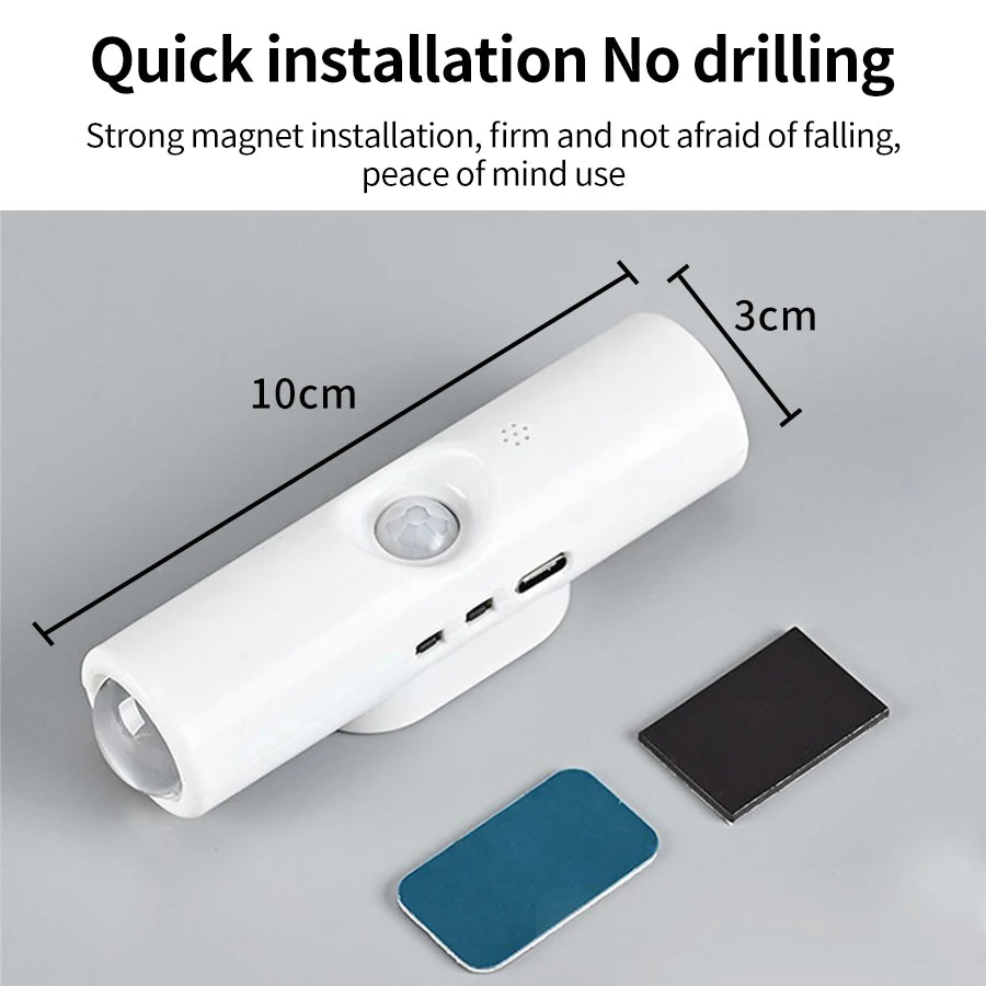 LED Night Light with Motion Sensor Wall Lamp Rechargeable RGB Gradient Ambient Night Lights Magnetic Sunset Lamp Room Decoration