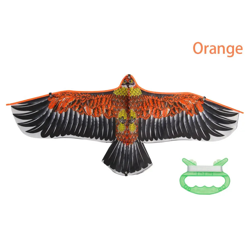1.1m Eagle Kite With 30 Meter Kite Line Large Eagle Fly Bird Kites Children Best Gift Family Trips Garden Outdoor Sports Game