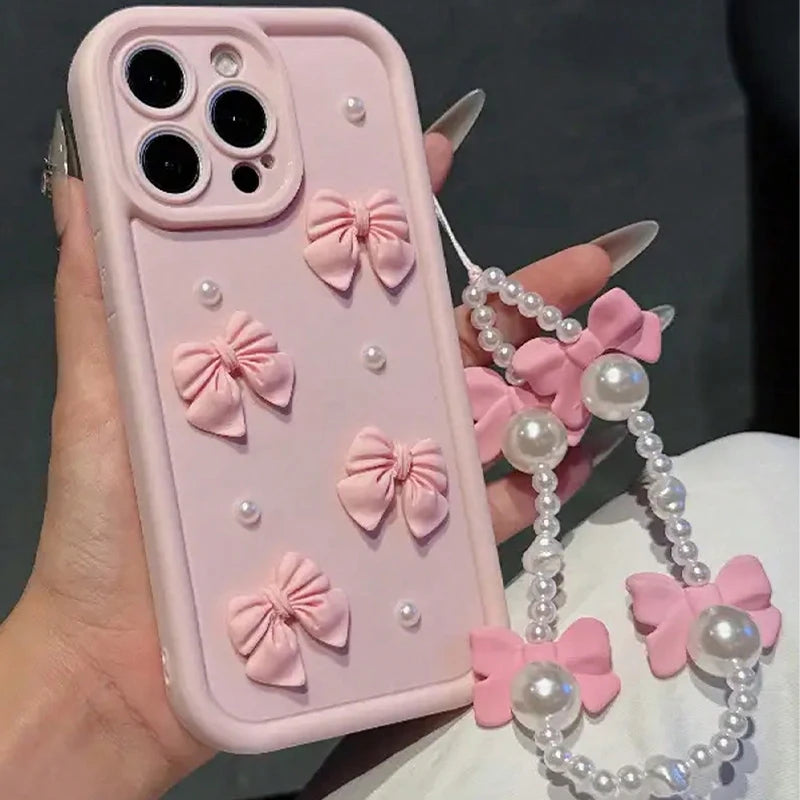 Luxury iPhone Case with Bows 🎀 + Lanyard | Trend 2026