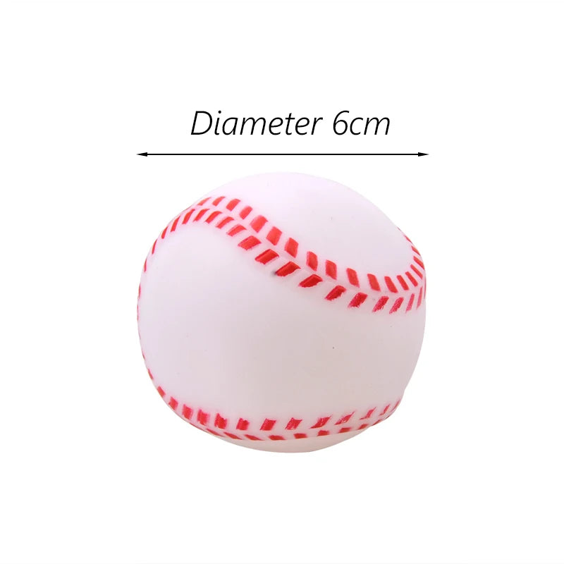 Interactive Dog Ball 🐶 – Durable Rubber Toy for Small Dogs (6 cm)