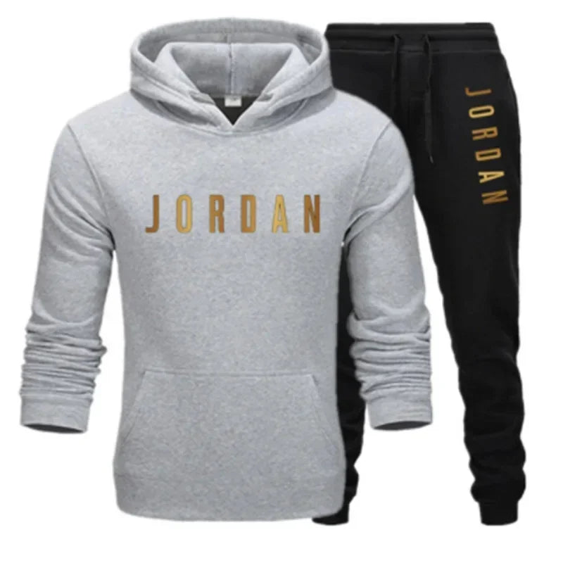 Men’s Hoodie Tracksuit Set – Fleece Lined, Casual Sportswear (Hoodie + Pants)