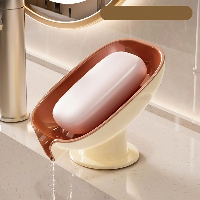 Super Suction Cup Soap Dish with drain water For Bathroom Soap Holder Kithcen Sponge Holder Soap container Bathroom Supplies2025