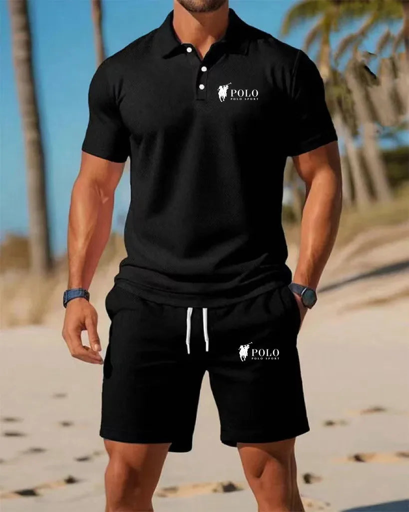 Men’s Summer Outfit ☀️ – T-Shirt & Shorts Set, Modern Casual Style