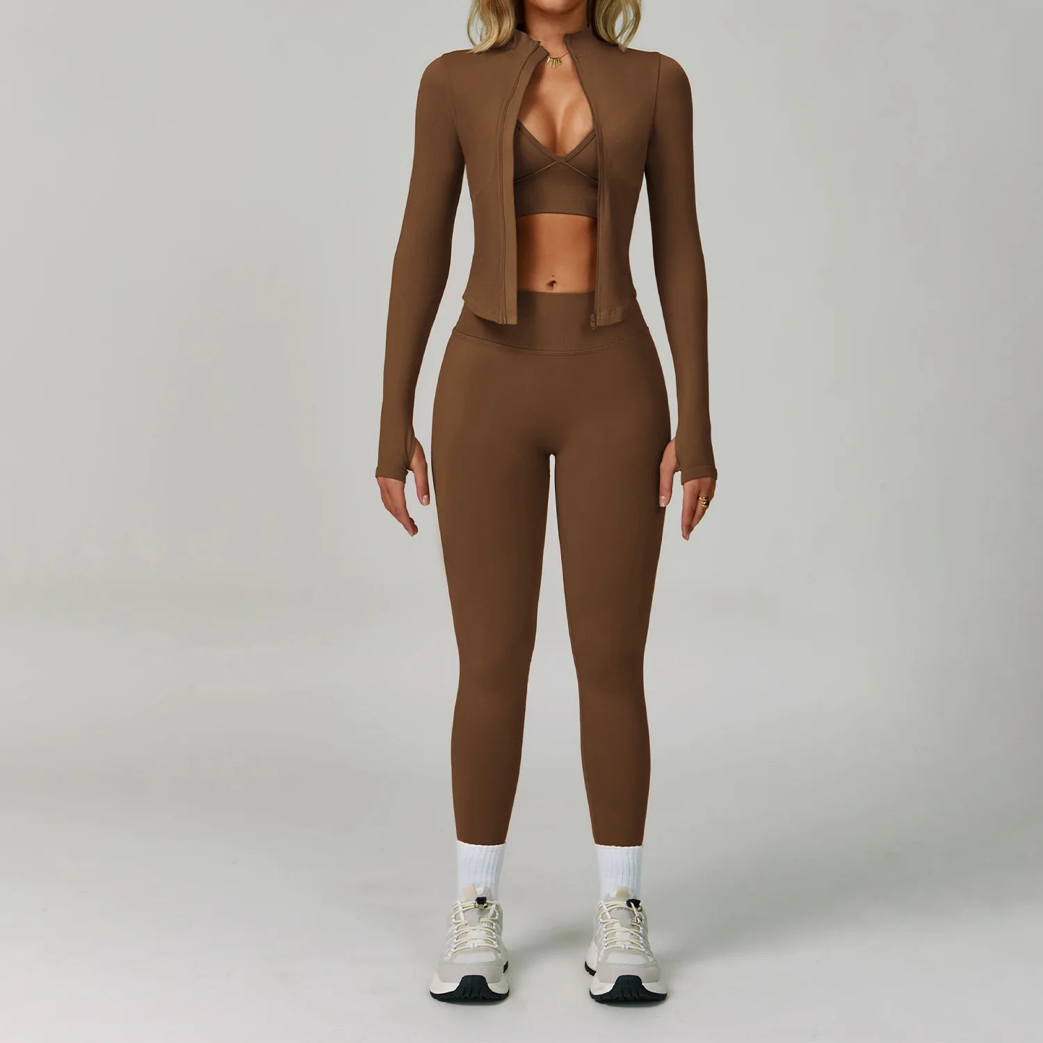 2/3PCS Seamless Sport Yoga Set Women's Breathable High Waist Fitness Sportwear Women Sports underwear Set Gym Workout Clothes