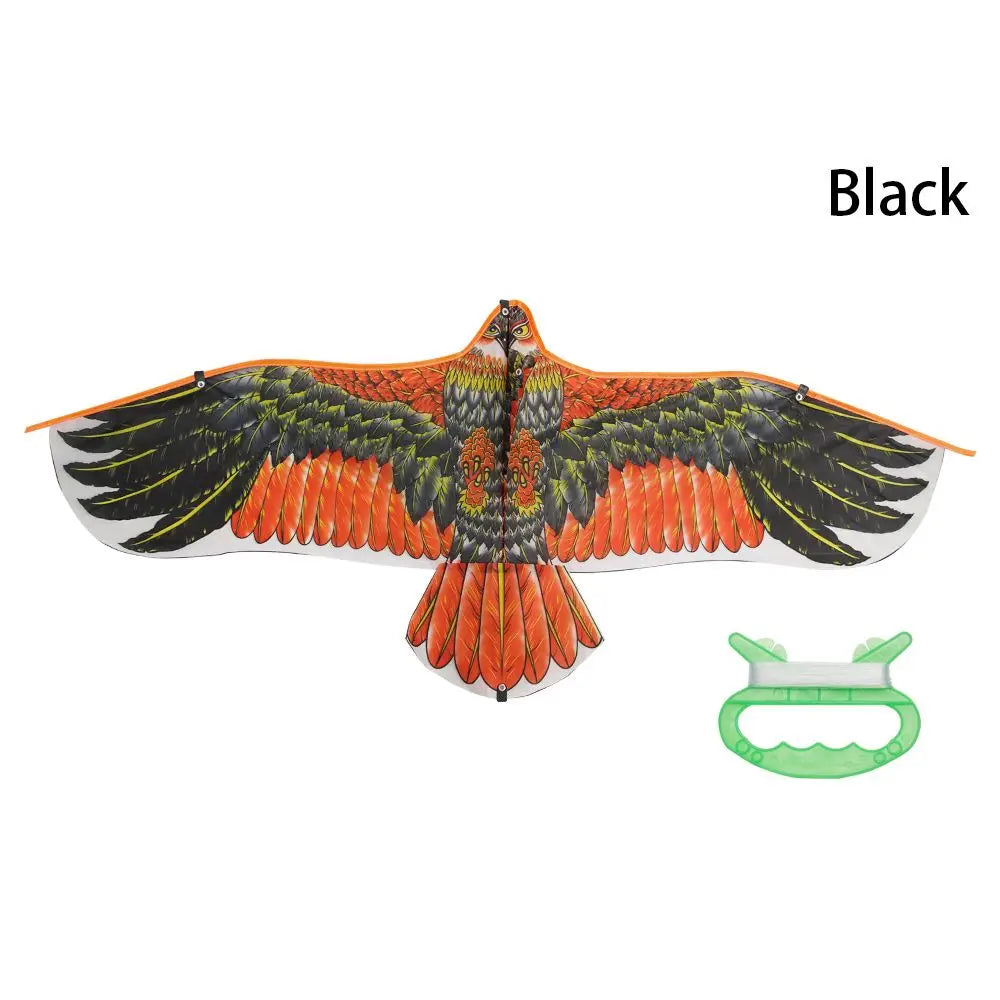 1.1m Eagle Kite With 30 Meter Kite Line Large Eagle Fly Bird Kites Children Best Gift Family Trips Garden Outdoor Sports Game