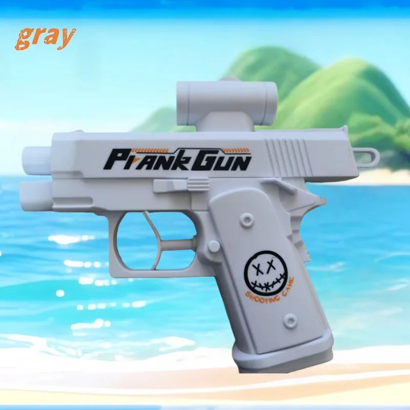 Two-Way Water Gun Prank Water Gun Toy Stress Relief Small Pistol Game Outdoor Indoor Adult Child Interaction Shoot Gift 2 style