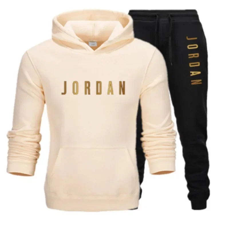 Men’s Hoodie Tracksuit Set – Fleece Lined, Casual Sportswear (Hoodie + Pants)