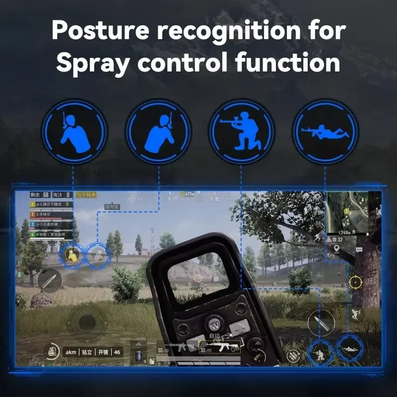 Wireless Gaming Adapter 🎮 – Keyboard & Mouse Converter for PUBG Mobile (Android & iOS)