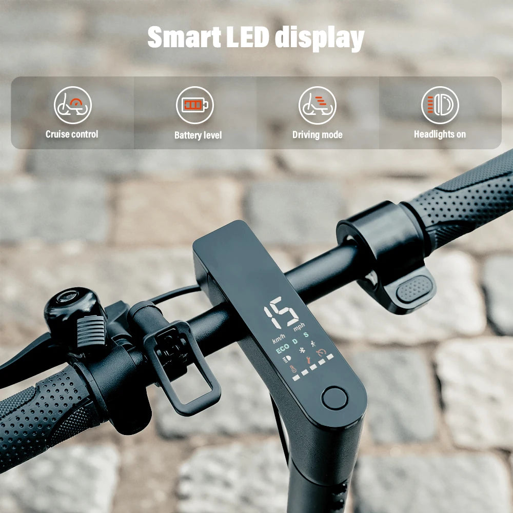 W3 Electric Scooter EU 8.5 Inch 350W Motor 36V Battery 24-34KM Range Rear Drive Pneumatic Tire Commuter Scooter Rear Hub Brake E Brake