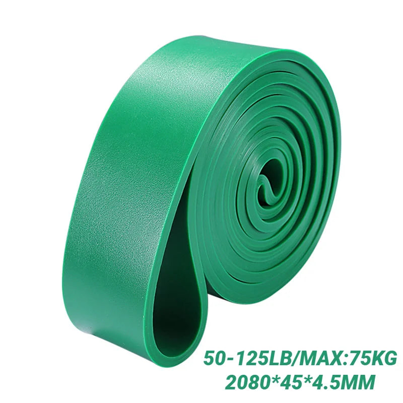 1/5Pcs Tpe Elastic Band Resistance Strength Training Sports Fitness Latex Pull-Up Ension Thick Circle Yoga Multi-Functional Hip