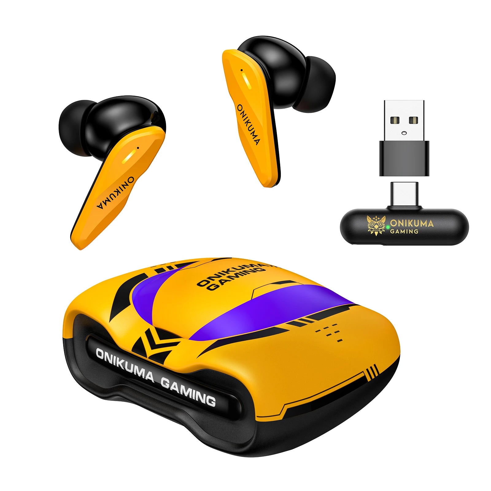 ONIKUMA TX616 TWS Earbuds (2026 New Model) - Mecha Style, 7-Hour Ultra-Long Battery Life, Bluetooth 5.4 Supported