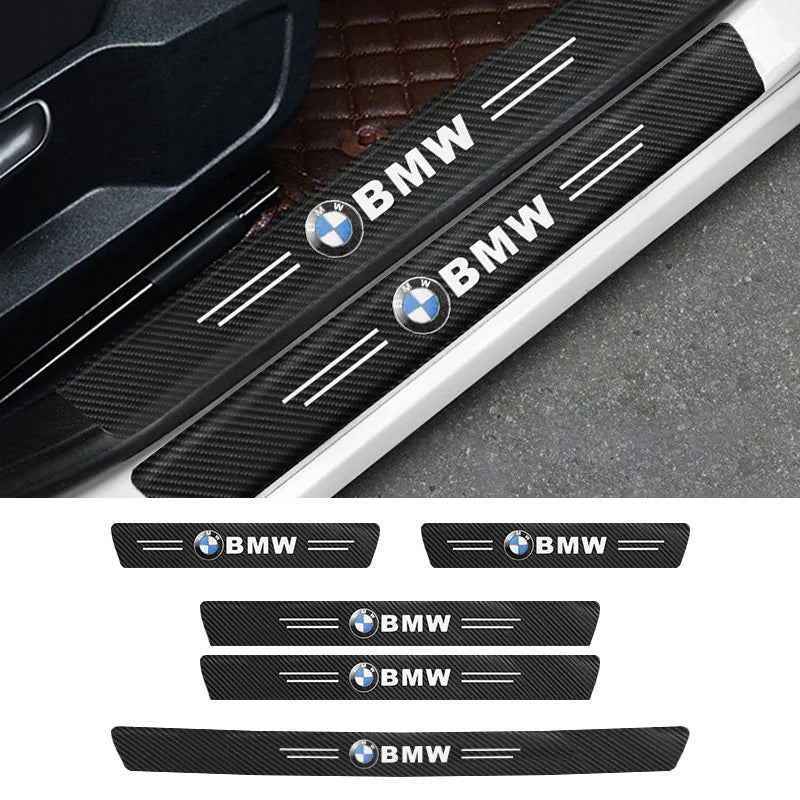 Car Threshold Protective Film Anti Scratch Stickers Rear Bumper Guard For BMW M M3 M5 M6 X3 E46 E36 E90 F30 G20 E34 Accessories
