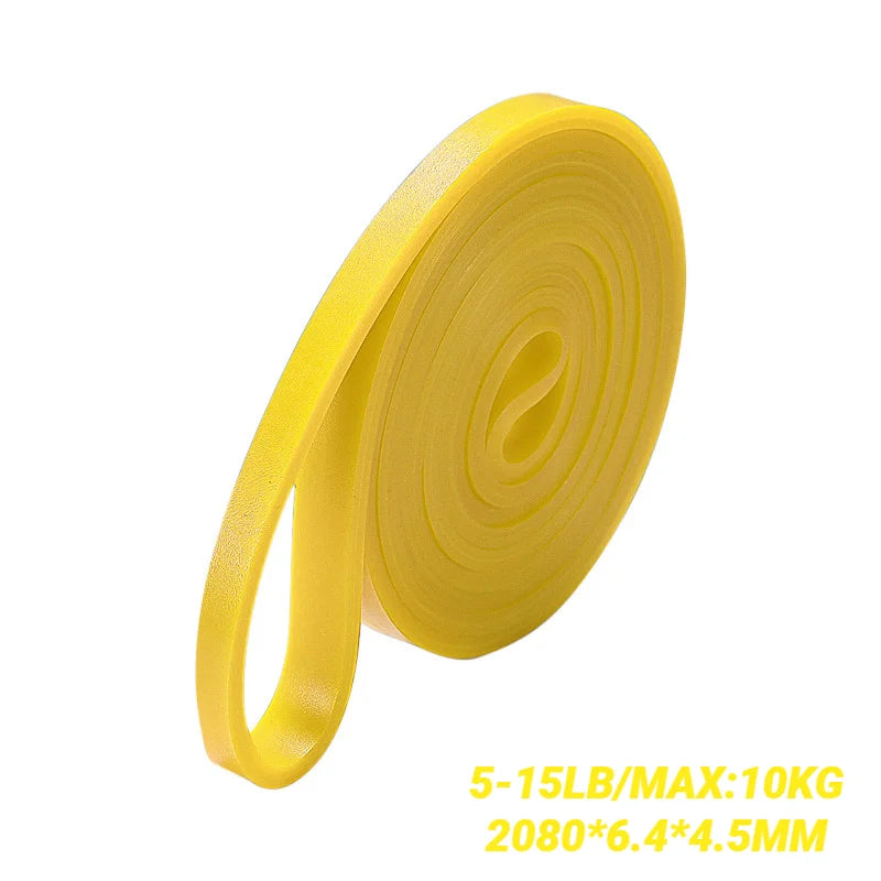 1/5Pcs Tpe Elastic Band Resistance Strength Training Sports Fitness Latex Pull-Up Ension Thick Circle Yoga Multi-Functional Hip